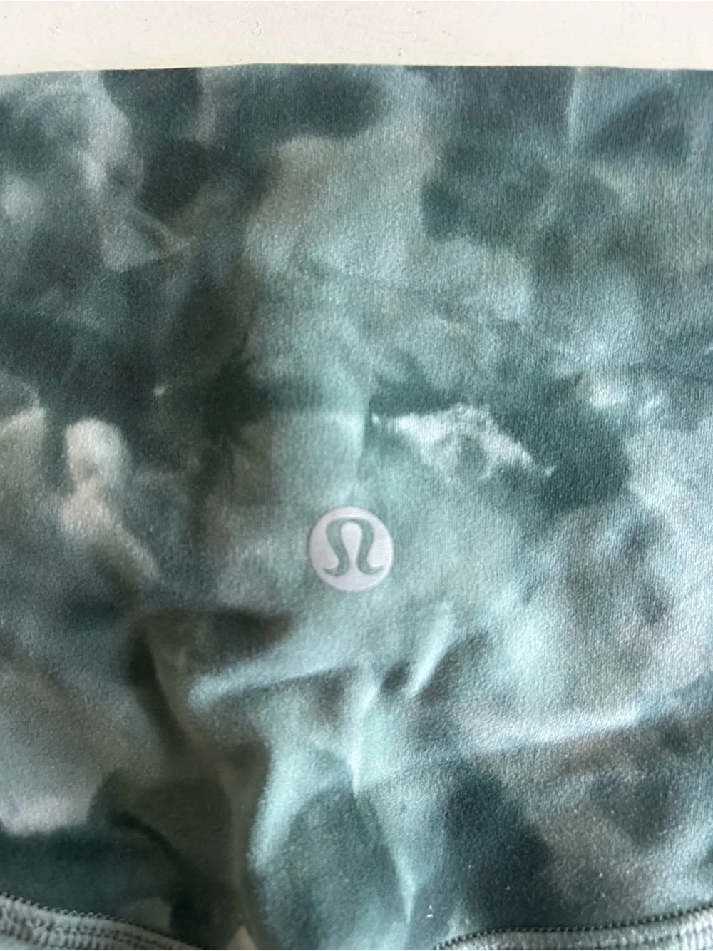 lululemon athletica Dark Green Tie-Dye Performance leggings